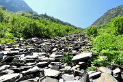 42 Salgo  il canale pietroso a dx 